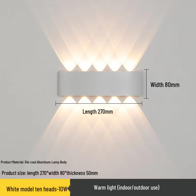 Waterproof LED Outdoor Wall Light for Courtyard, Aisle, Terrace, Villa & Decorative Telescope Lighting