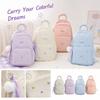 Girls School Backpack Cute Large Capacity Lightweight for Elementary High School Students Travel