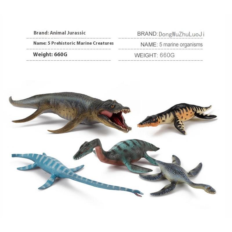 

Животное Древний Зверь Доисторическое Существо Модель Твердый Плезиозавр Глиодон Кронозавр Рука