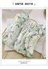 100% mulberry silk printed shirt for women's 2026 spring fashion versatile round neck silk top