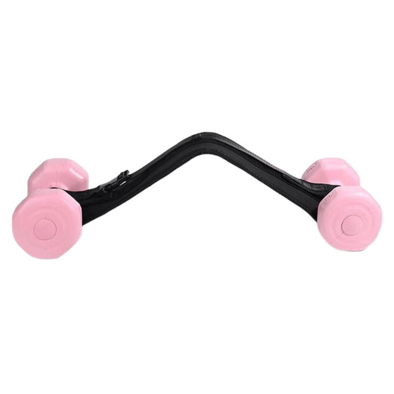 Hip Thrusts Belt Folding Band Adjustable Exercise Bridge Belt Soft Dumbbell Strap for Dumbbells, Kettlebells, Plates