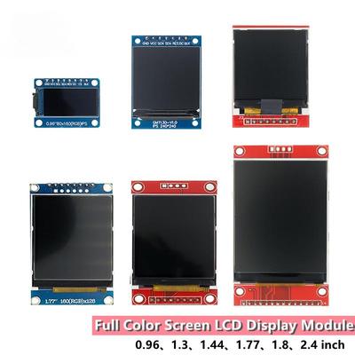 TFT-Display 0,96/1,3/1,44/1,77/1,8/2,4/2,8 Zoll IPS 7P SPI HD 65K TFT Vollfarb-LCD-Modul ST7735 Antriebs-IC 80*160 für Arduino