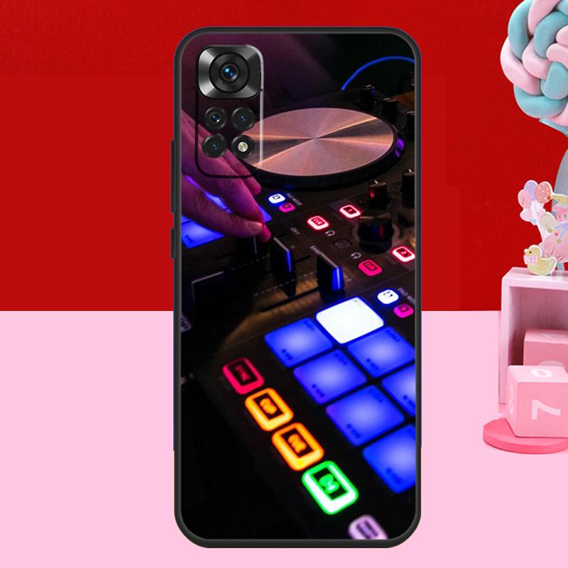 Music DJ Controller Mixer Case For Xiaomi Redmi Note 14 13 12 11 10 15 Pro Plus Redmi 15 C 13C 10C 12C 14C Soft Cover