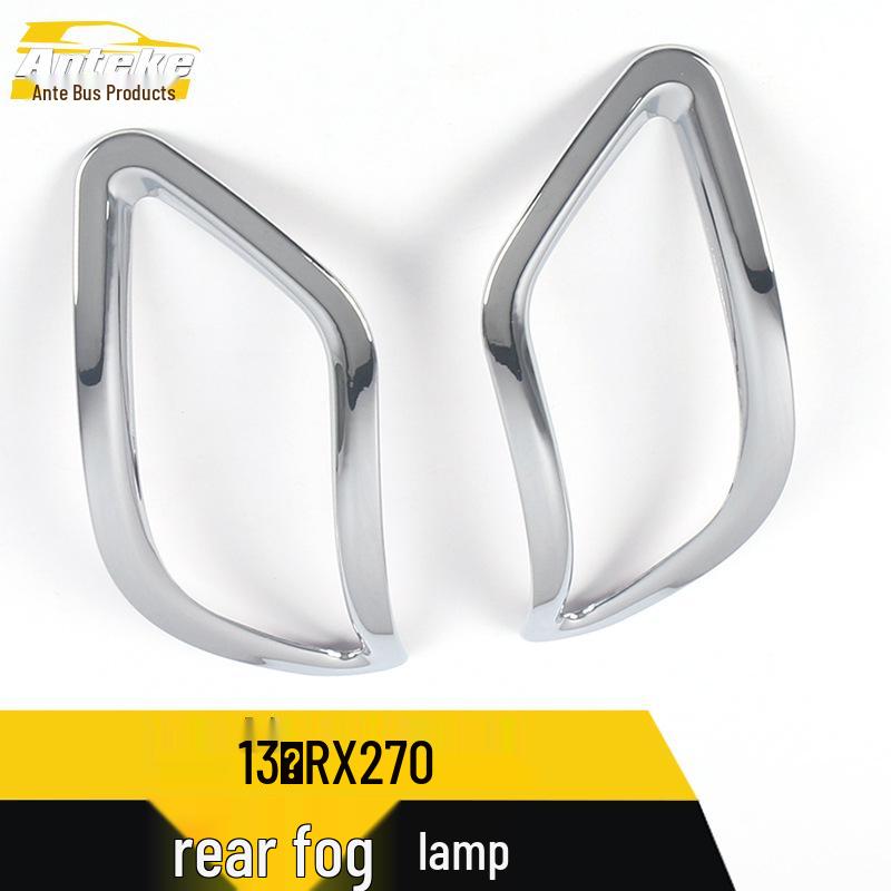 Lexus RX270 Rear Fog Light Frame Cover - Electroplated Tailgate Light Ring Accessory