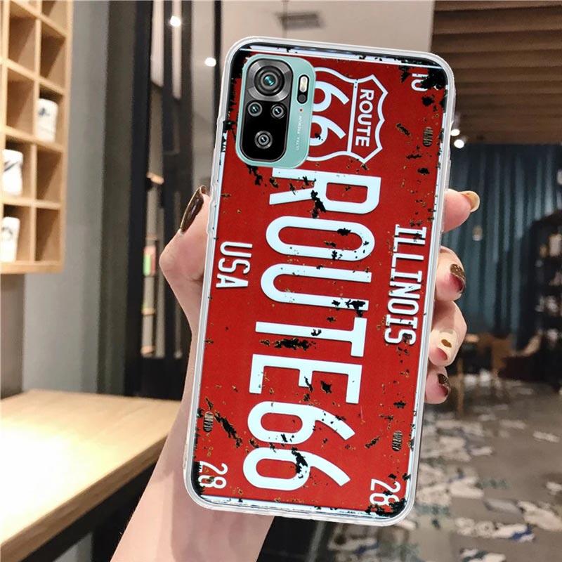 

License New York Plate Number Soft Phone Case For Xiaomi Redmi Note 14 14S 13 12S 12 11S 11 11E Pro Plus 11T 10S 10 9S 5G Patter Redmi Note 11E Pro