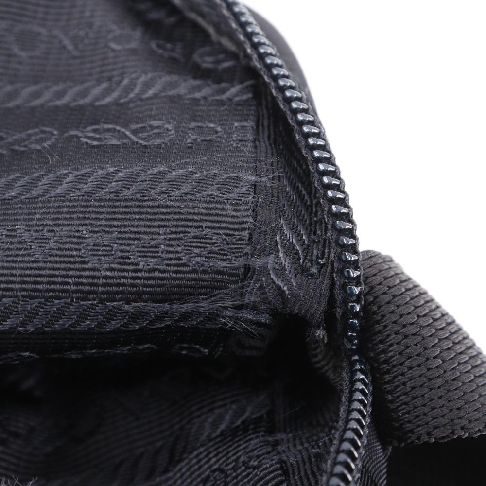 PRADA SPORTS Pochette Shoulder Bag B8675 NERO Black Nylon Unisex Used