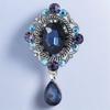 Retro Glass Pearl Brooch Pendant: Women's Anti-Exposure Corsage Collar Pin