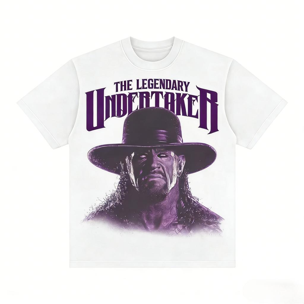 The Undertaker Tomb Cotton Unisexs Shirt Oversized Portrait Graphics Shirts 2026 New Summer WoUnisexs Y2k Hot Sale Oneck Tshirt