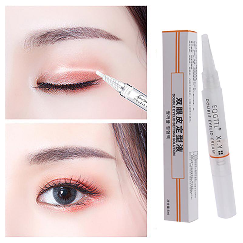 Colla Naturale per Penna per Doppia Palpebra Crema Modellante per Doppia Palpebra Invisibile Stick Nastro Adesivo Liquido per Palpebre Crema