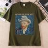 Art Teacher T Shirt Unisex Unisex Cotton Funny Van Gogh Art TShirt Humor Printed Tshirts Casual Short Sleeve Round Neck Clothing