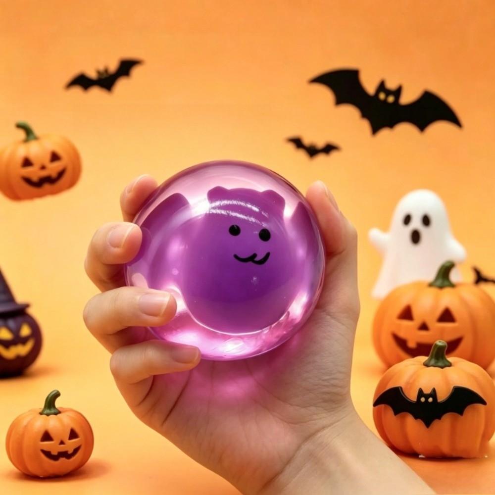 Soft Sensory Fidget Toy Pumpkin Decompression Toy Cute Halloween Squeeze Squishy Toys For Kids