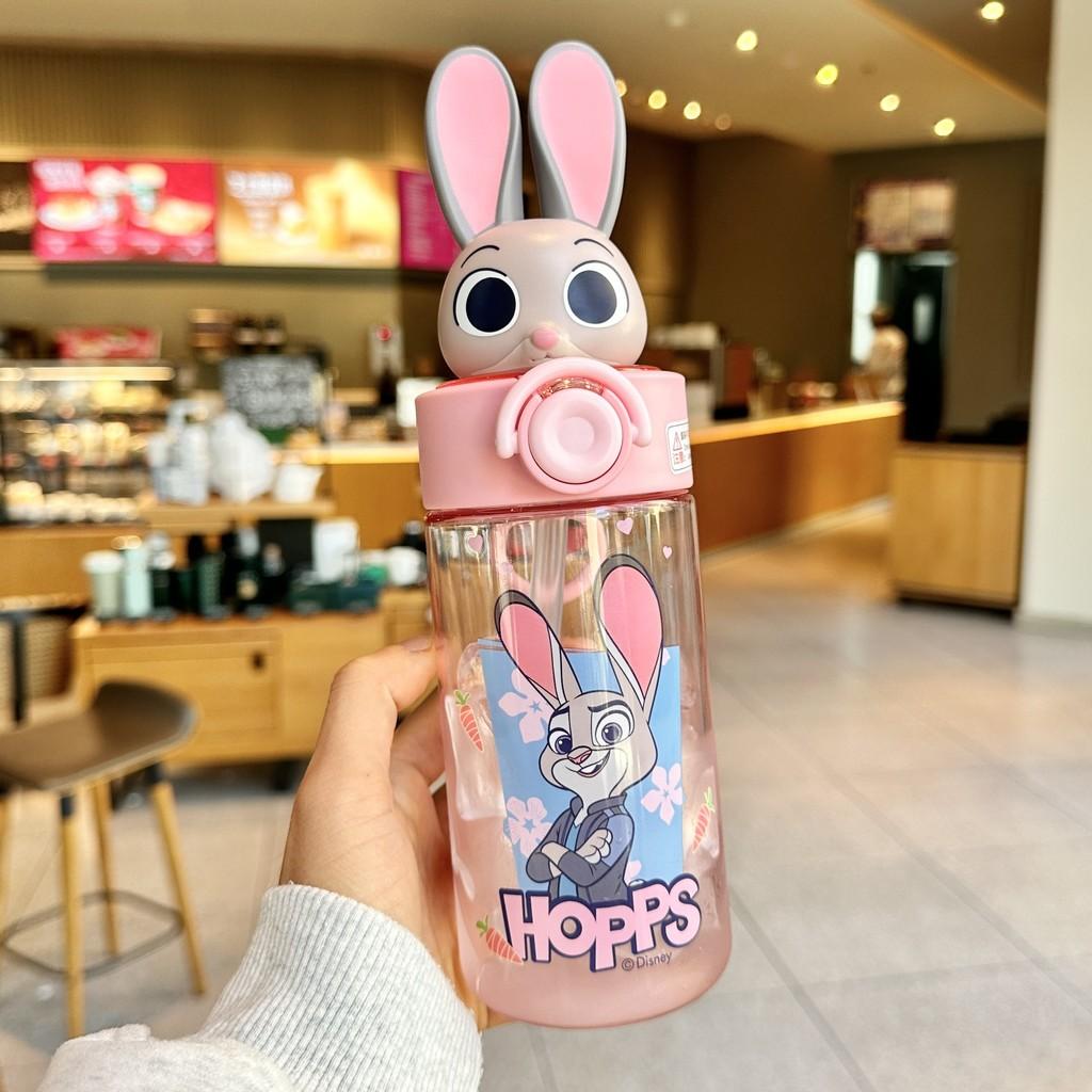 Zootopia Nick And Judy Plastic Space Cup With Locking Lid For Kids And Teens