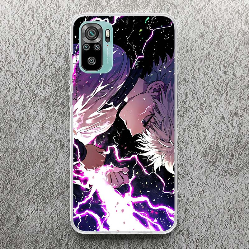 Huner X-Hunters Killua Soft Case for Xiaomi Redmi Note 10 9 9S 8 Pro 7 9T 5 Phone Shell Mi 11T 12T 10T 12 11 Lite 6X A3 Cover