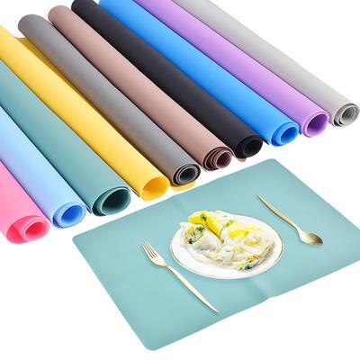 Silicone Pad Waterproof Placemat Table Mat Heat Insulation Pad Anti-skidding Washable Resin Pad for DIY UV Epoxy Crafts