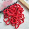 30/50PCS Women Girls 4cm Basic Hair Bands Simple Solid Colors Elastic Headband Hair Ropes Ties Hair Accessories Ponytail Holder