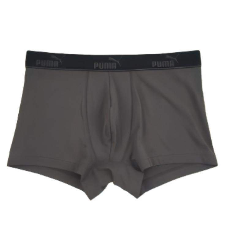 Puma Solid Color Letter Logo Sports Casual Boxer Briefs Men underwear Dark-Gray 591520002-310