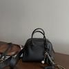 2025 New First-layer Cowhide Bowling High-quality Handbag Retro Boston Crossbody Shoulder Bag Women's Wholesale