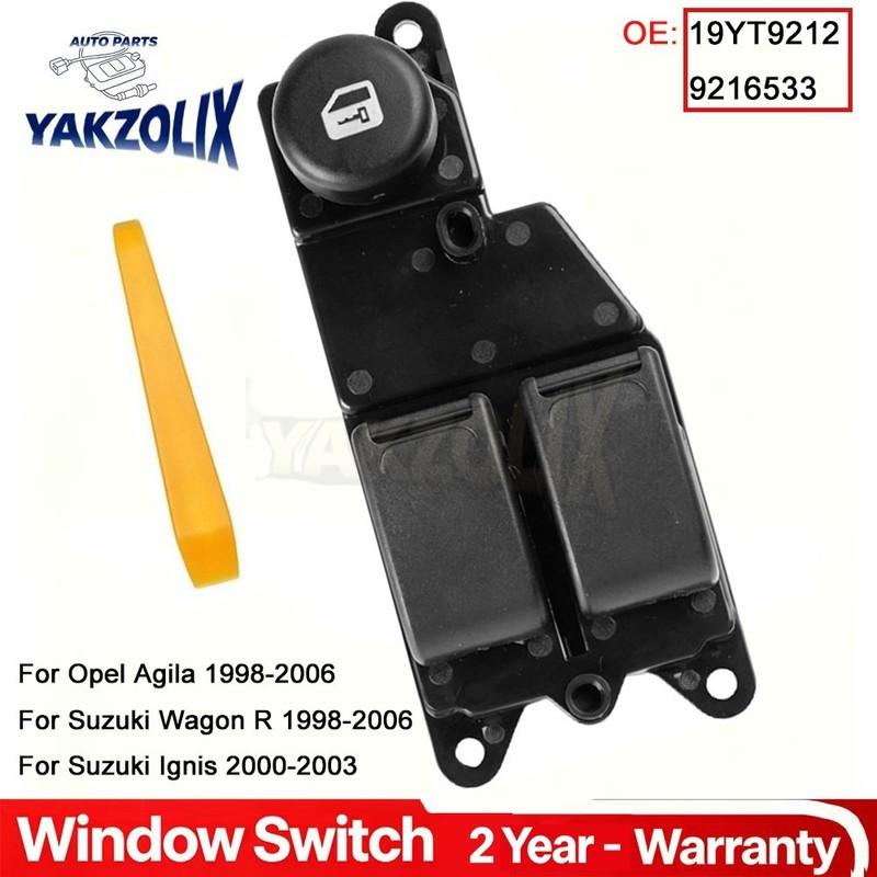 for Opel Agila Suzuki Wagon R 1998-2006 Ignis 2000-2003 Electric Window Control Switch Lifter Button Car Parts 19YT9212 9216533