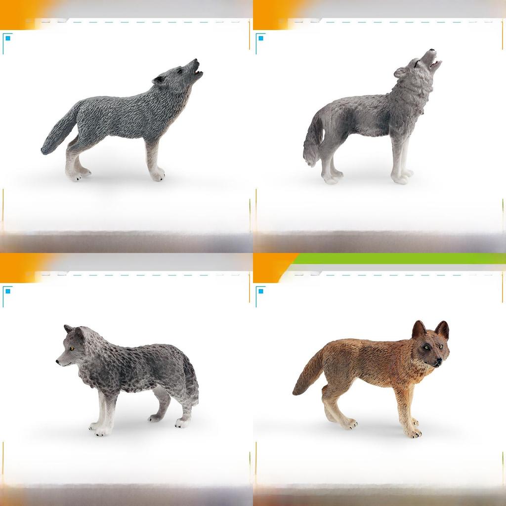 Arctic Wolf Static Pvc Figure For Animal Enthusiasts And Educational Displays