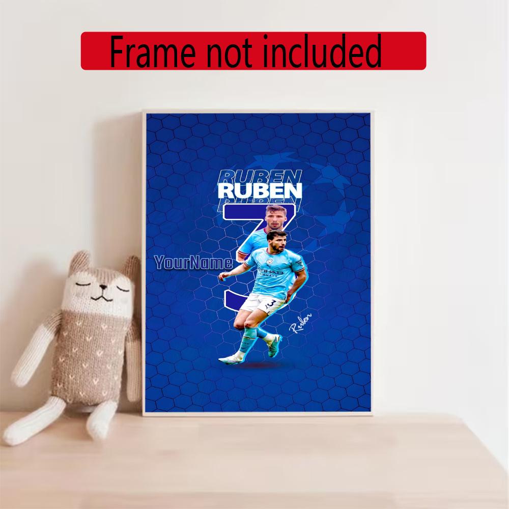 Haaland Customize Your Name Diamond Painting Round Diamond Diy Frameless Holiday Artwork Suitable For Home Office Wall Decoration