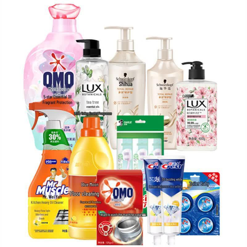 LUX JFY-6 18-Piece Hair & Body Care Set
