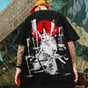 3d Japanese  Print Men's T-Shirt Summer Fashion Casual T-Shirt For Men Street Trend Oversized Tees Half Sleeve Pullover