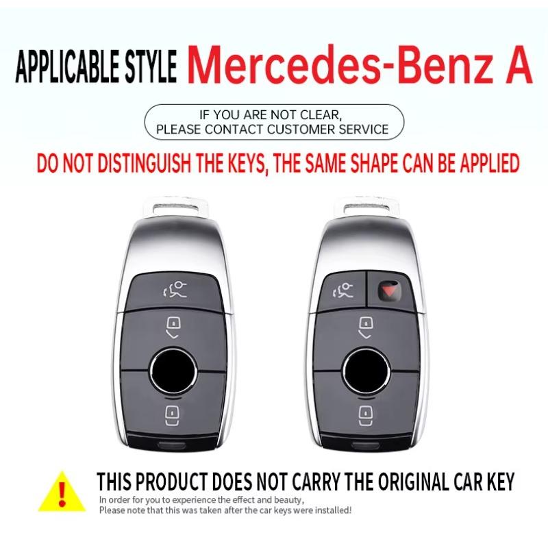 New 2025 Alloy Car Remote Key Case Cover Shell Fob For Mercedes Benz A C E S G Class GLC CLE CLA GLB GLS W177 W205 W213 W222 X16