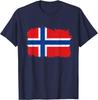 Norwegian Flag Norway Norwegian Pride Norwegian Roots Unisex T-Shirt
