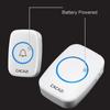 Wireless Doorbell Receiver Transmitter Battery Powered Simple Outside Waterproof Intelligent Remote