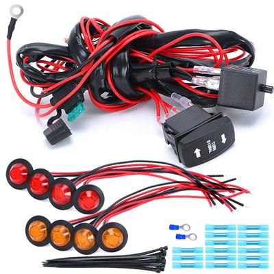 Led Turn Signal Light & Switch Relay Prewired Harness Kit For Utv/Atv