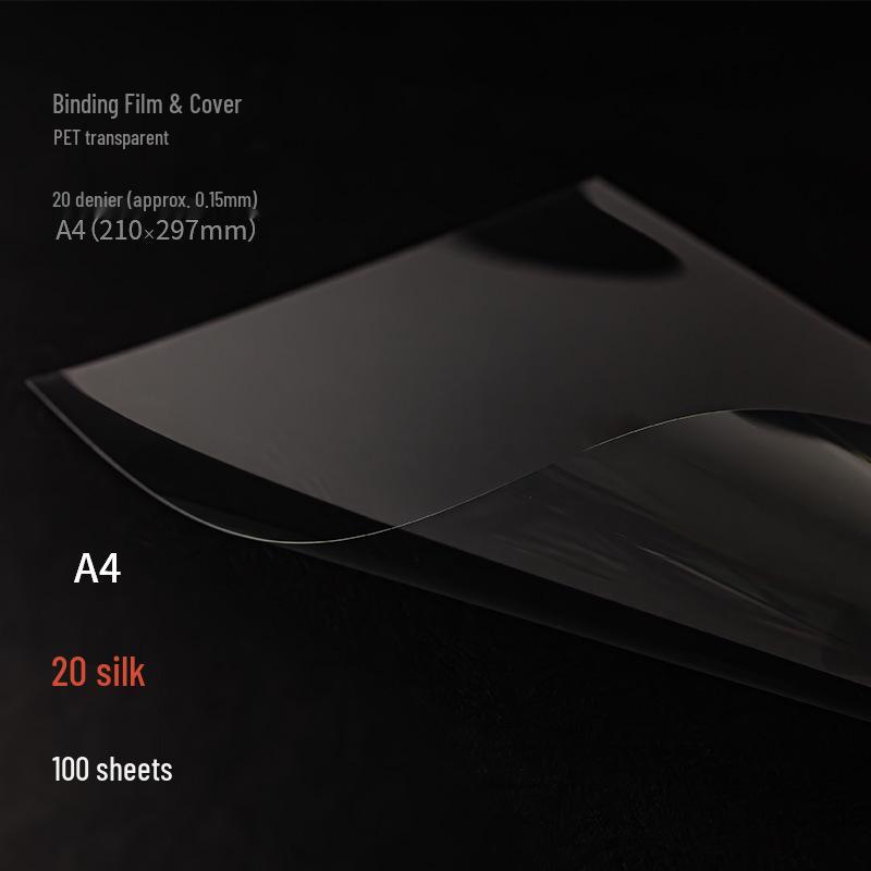 A4/A3 Frosted Transparent PVC Film for Art & Craft 