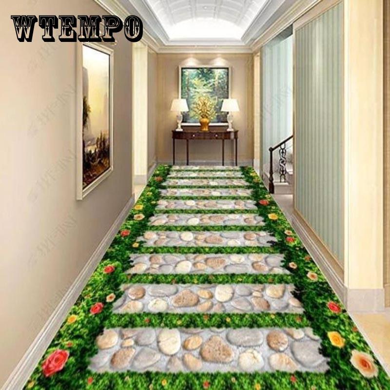 

Скандинавский ковер для лестниц Коврики для европейских коридоров Коврик для длинных проходов для отелей Домашний вход / коридор Противоскользящие