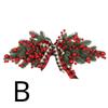 Christmas Red Fruit Lattice Knot Decoration Fascia Santa Claus Bedroom Hangings Lintel Christmas Party Home Decor Accessories