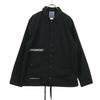 POLIQUANT Made In Japan Back Print Long Sleeve Shirt Jacket 2 Black Men's Used