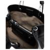 Emporio Armani MyEA Logo Leder-Tragetasche Damen Tragetaschen Schwarz EW000361-AF18673-UC001