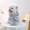 Schnelltrocknendes Halloween Hundetuch Wasserabsorbierender Hunde-Badeumhang Haustier-Kapuzenpullover Bademantel Halloween