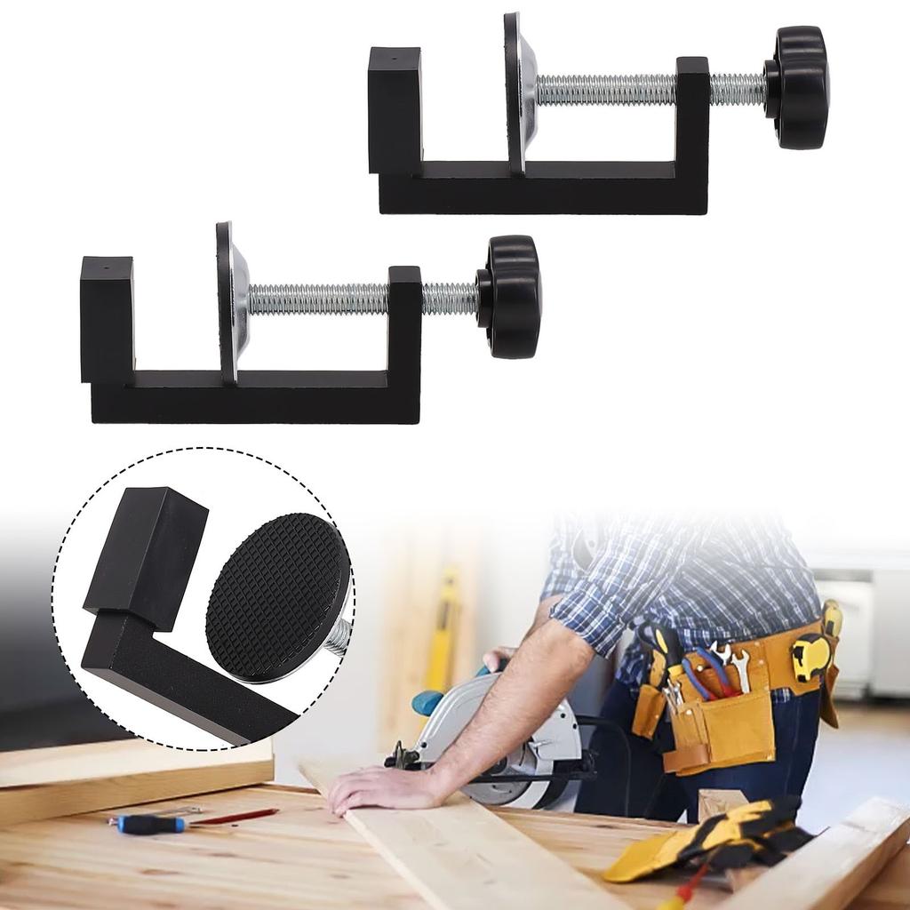 2pcs 10-57mm Woodworking Clamp C-Clamp G-Clamp For Wood Plastic Drilling Fixing#