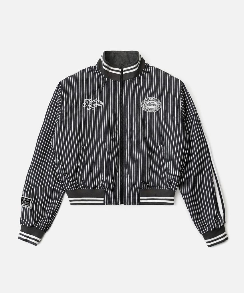 Badblood Reversible Pinstripe Track Suit - Grey