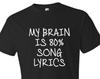 Gift for Music Lover - Lyrics Shirt - Music Shirt - Guitar Player Gift - Guitar T-Shirt - Rock Star - Bass Player - Music Tshirts #OS221