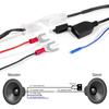 Universal Waterproof Aluminum Waterproof Bluetooth Motorcycle Stereo Speakers Au