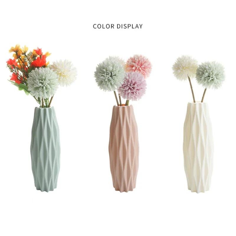 Modern Vases Decoration Home Nordic Style Flower Arrangement Living Room Origami Flower Pot for Interior