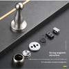 New Stainless Steel Magnetic Door Stopper Sticker Toilet Glass Hidden Door Holders Catch Floor Doorstop Door Hardware
