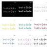 20pcs Trust In God Mirror Decals Spiritual Car Window Stickers Trust In God Rearviews Decals Car Spare for Car Mirrors