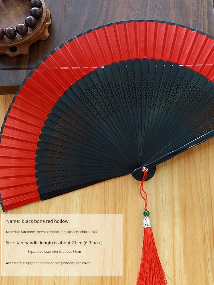 Chinese Style Folding Fan with Spray Painting, Traditional Japanese Folding Fan, Classical Small Silk Fan, Hanfu Portable Retro Fan for Women