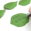 Leaf Shaped Note Paper Self Adheive Note Paper Colorful Note Paper Notepads 3.74x2.44In for Student Teacher 50Sheets/Pad
