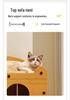 Scratch-Resistant Cat House with Integrated Scratching Board
