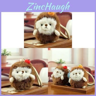 Plush Hamster Keychain With Pp Cotton Filling For Gift Or Bag Decor