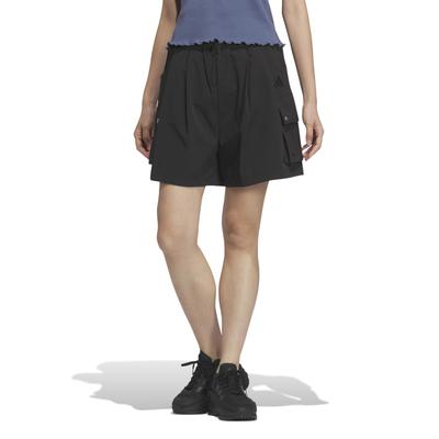 LUX CA Stretch Woven Cargo Shorts KRC72 Black Women's (JL5101) J/XL