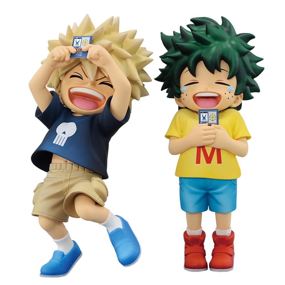 Anime MHA Figura Bakugo Boku Midoriya Izuku Action Figure modello carino Versione Q Collezione Anime Eroe Katsuki Bakugo figura Regali