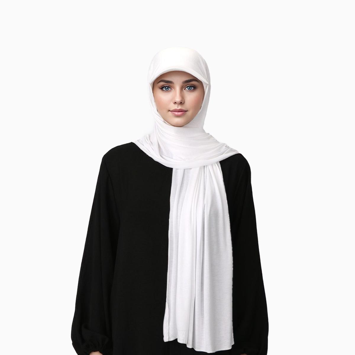 

Новый трендовый мусульманский женский джерси хиджаб с бейсболкой, летняя спортивная кепка, готовый к носке, мгновенный спортивный хиджаб из джерси